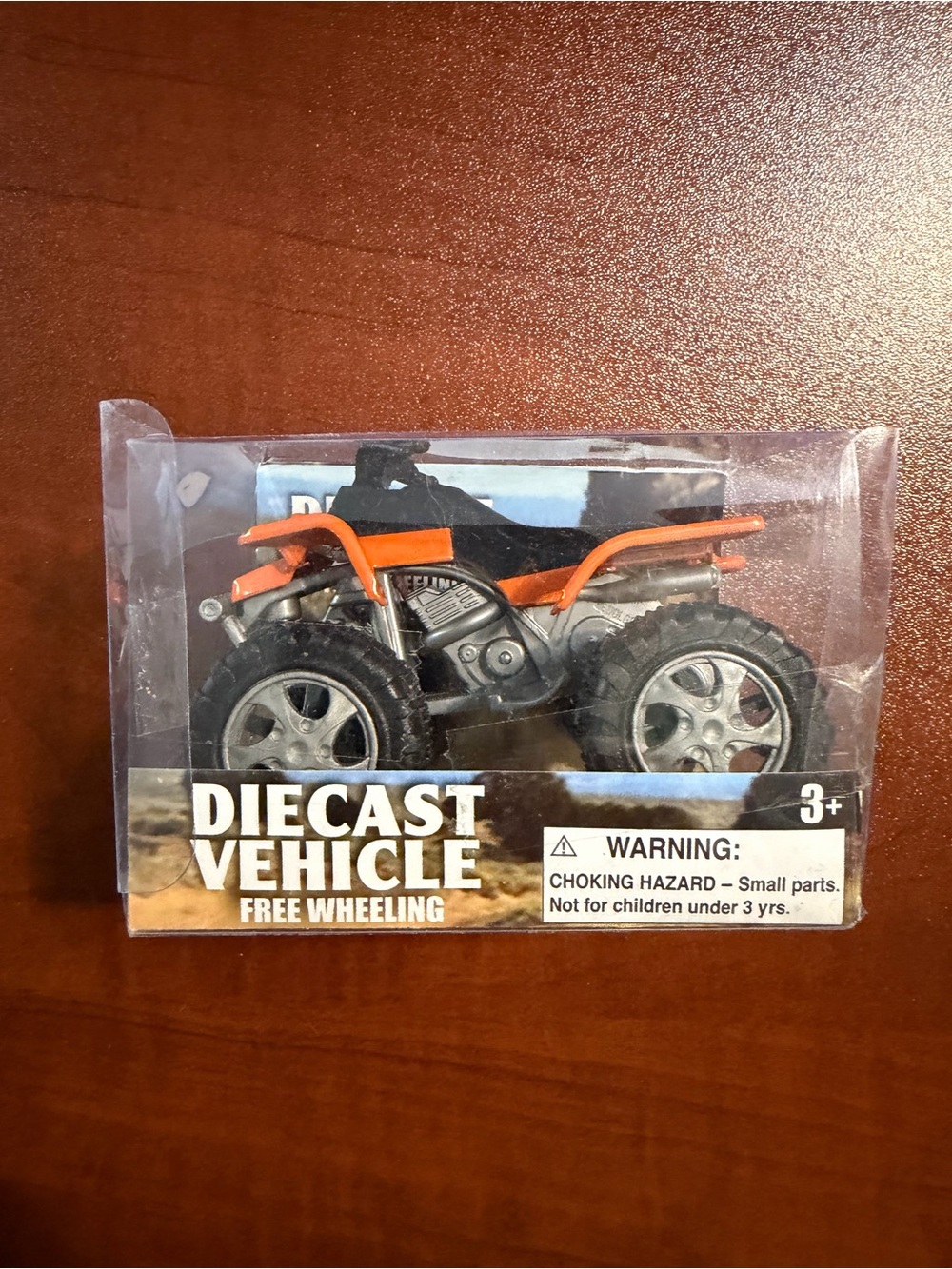 Orange Diecast Monster ATV Toy - Kids Toys
